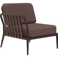 Canapé modulaire Chocolate Right à rubans de MOWEE