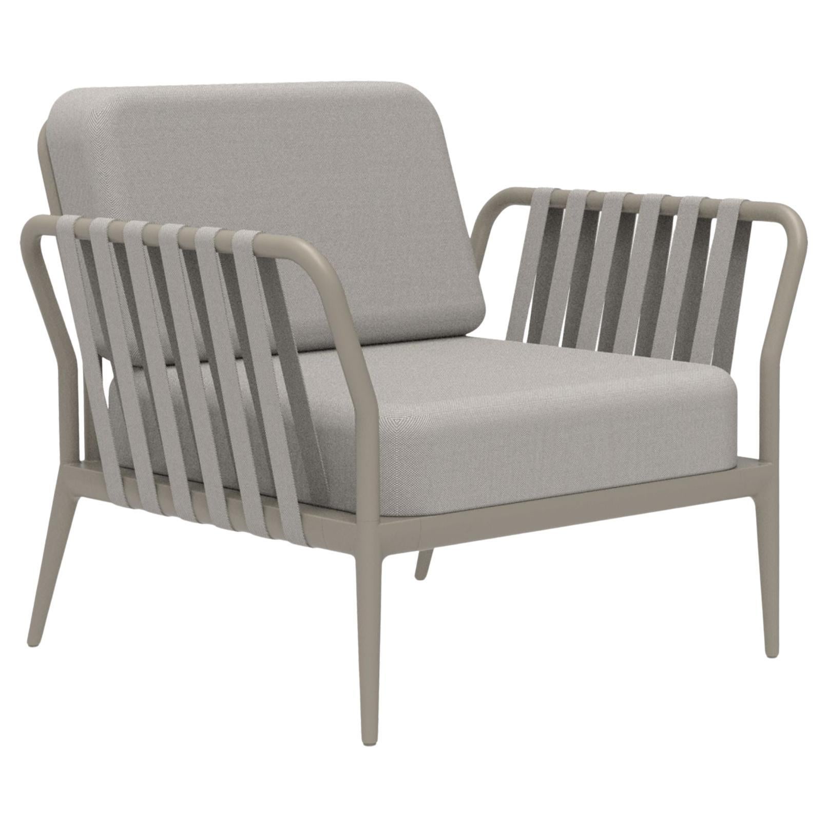 Ribbons Cream Armchair by Mowee For Sale