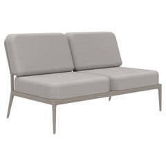 Ribbons Cream Double Central Modular Sofa by Mowee