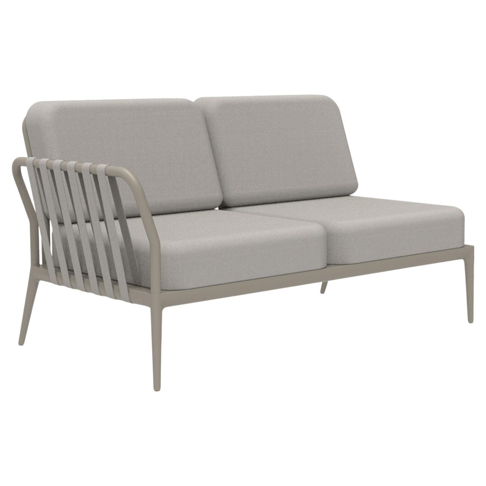 Ribbons Cream Double Right Modular Sofa by Mowee For Sale