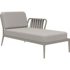 Ribbons Cream Left Chaise Lounge by Mowee