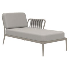 Ribbons Cream Left Chaise Lounge by Mowee
