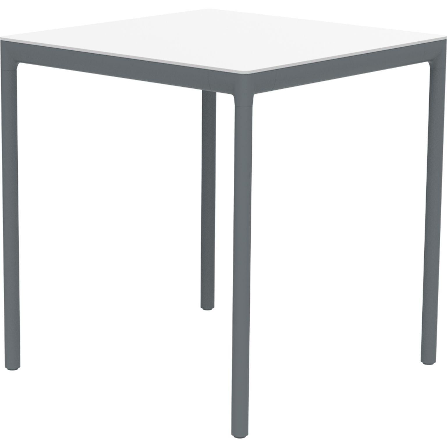 Ribbons grey 70 side table by MOWEE
Dimensions: D70 x W70 x H75 cm.
Material: Aluminum, HPL top.
Weight: 12 kg.
Also available in different colors and finishes. (HPL Black Edge or Neolith top).

An unmistakable collection for its beauty and