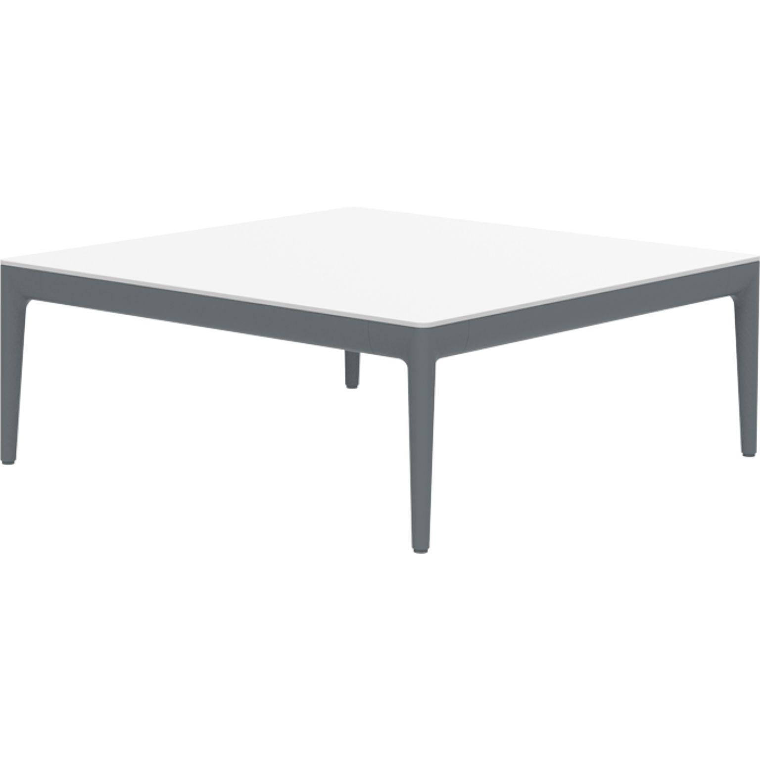 Ribbons Grey 76 coffee table by MOWEE
Dimensions: D76 x W76 x H29 cm
Material: Aluminum and HPL top.
Weight: 12 kg.
Also available in different colors and finishes. (HPL Black Edge or Neolith top). 

An unmistakable collection for its beauty