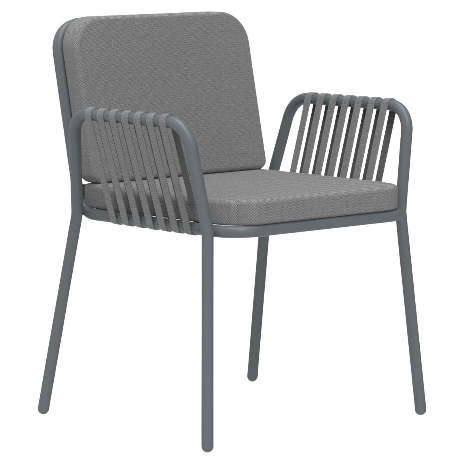 Ribbons Grey Armchair by Mowee For Sale