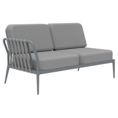 Ribbons Grau Doppeltes rechtes modulares Sofa von MOWEE