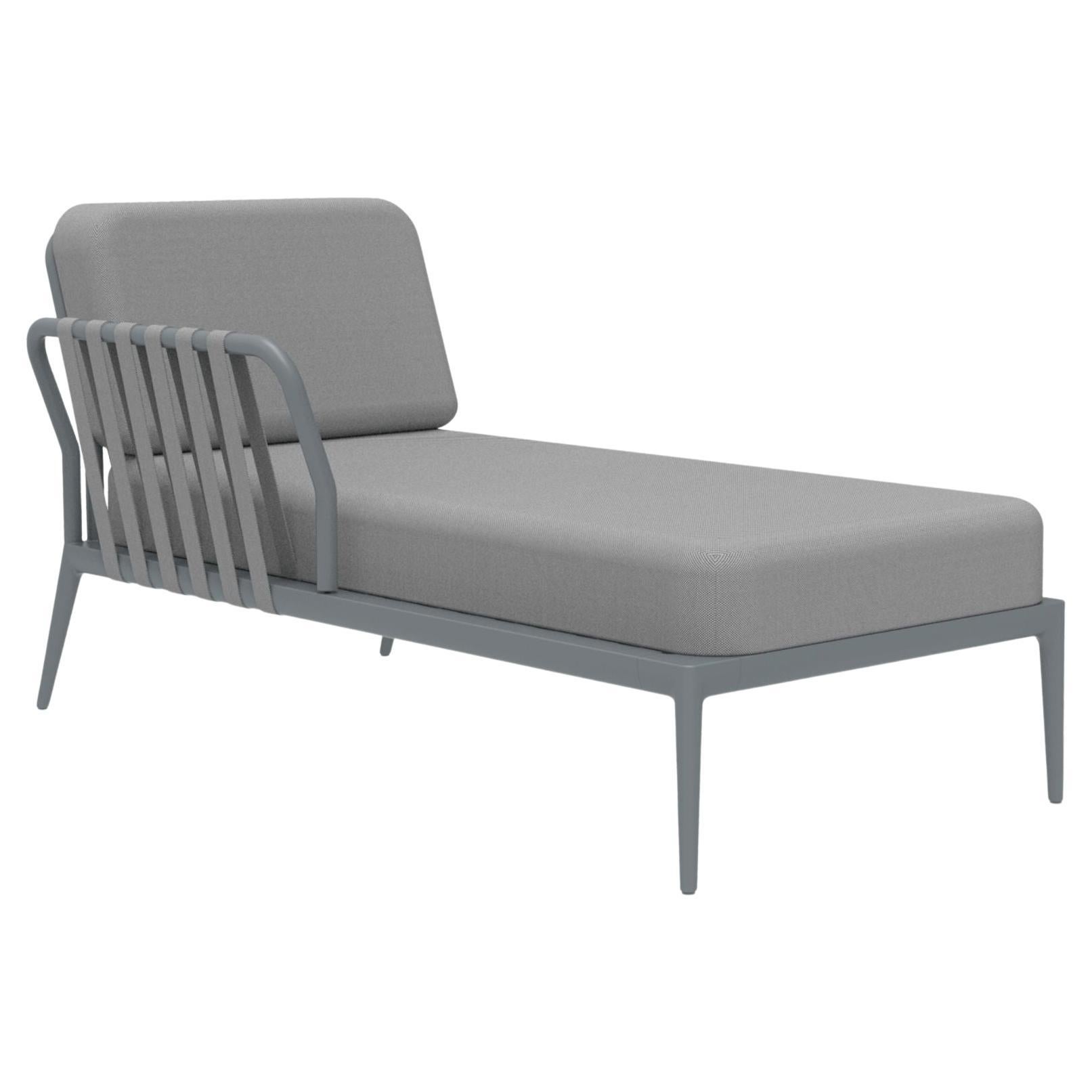 Ribbons Grey Right Chaise Lounge by Mowee