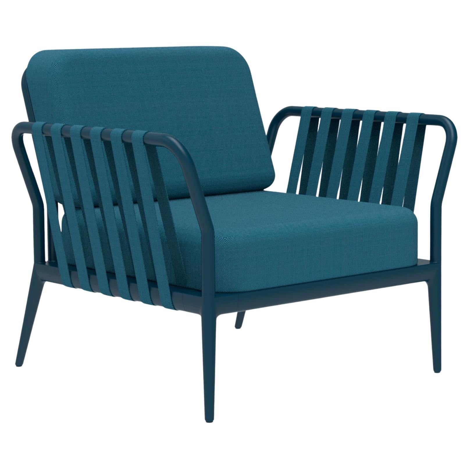 Ribbons Navy Armchair by Mowee