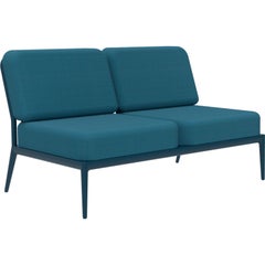 Ribbons Navy Double Central Modular Sofa by Mowee