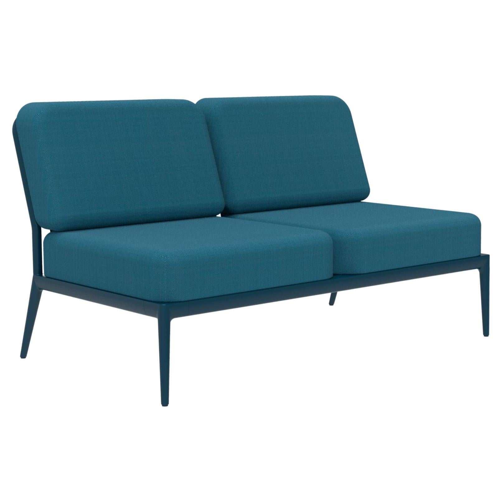 Ribbons Navy Double Central Modular Sofa by Mowee For Sale