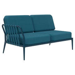 Ribbons Navy Double Right Modular Sofa by Mowee