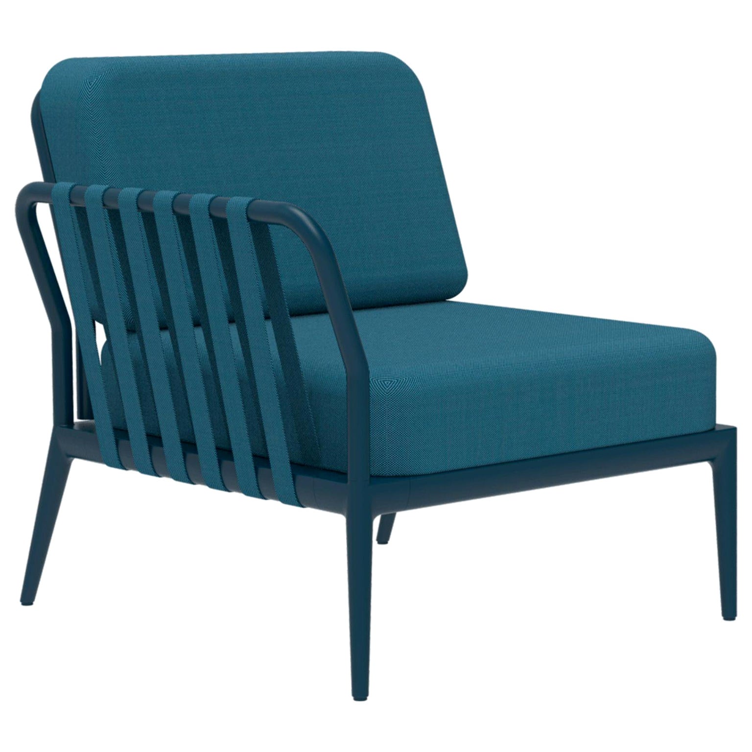Modulares Sofa mit Bändern in Marineblau von MOWEE