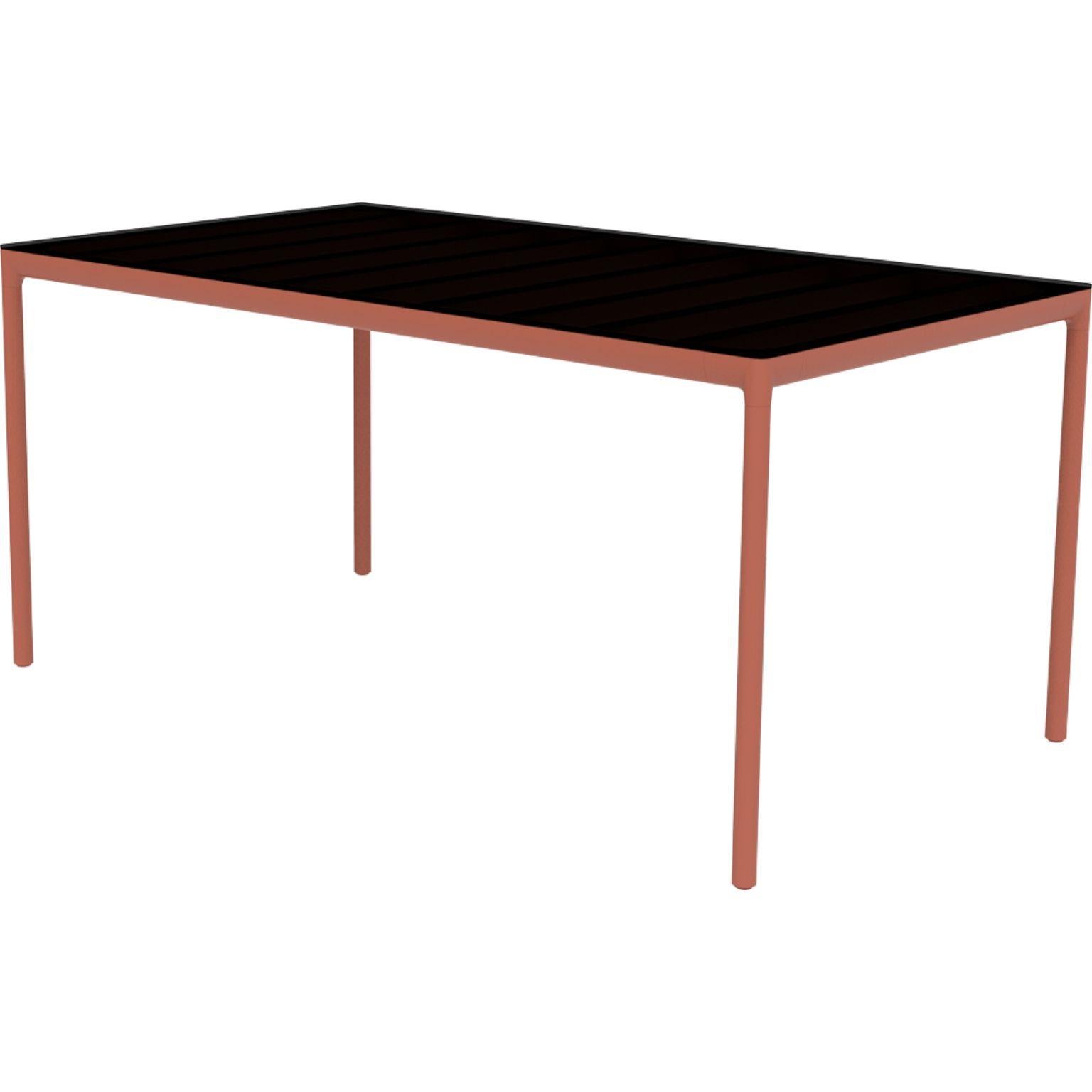 Ribbons Salmon 160 coffee table by MOWEE
Dimensions: D90 x W160 x H75 cm
Material: Aluminum and HPL top.
Weight: 21 kg.
Also available in different colors and finishes. (HPL Black Edge or Neolith top).

An unmistakable collection for its