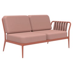 Ribbons Salmon Double Left Modular Sofa by Mowee