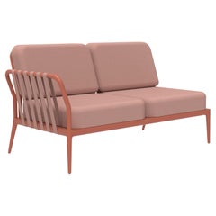 Ribbons Salmon Double Right Modular Sofa by Mowee