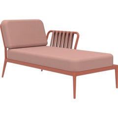 Ribbons Salmon Left Chaise Longue by MOWEE
