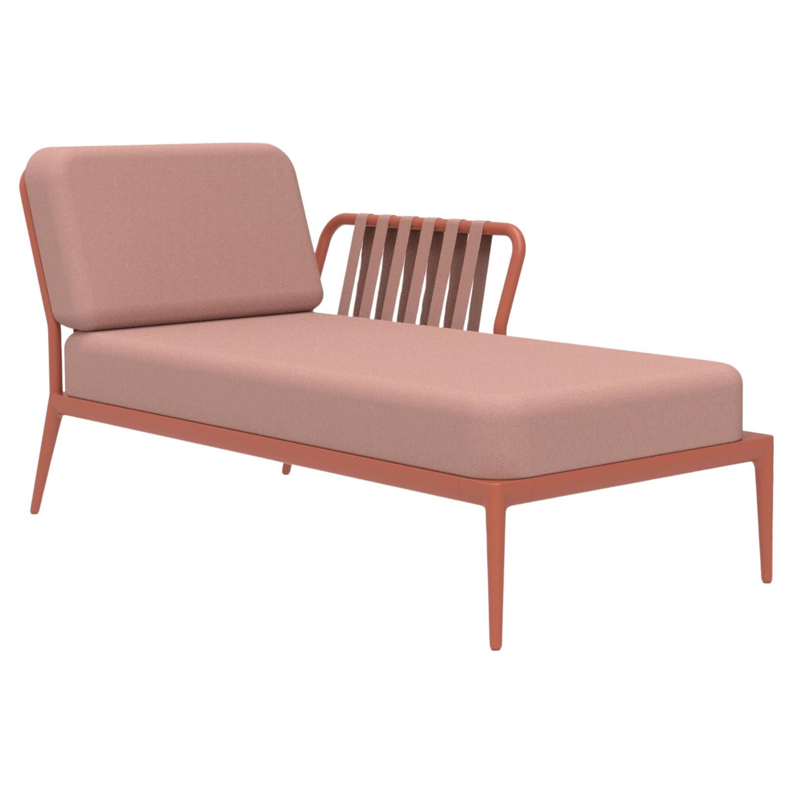 Ribbons Salmon Left Chaise Longue by MOWEE For Sale