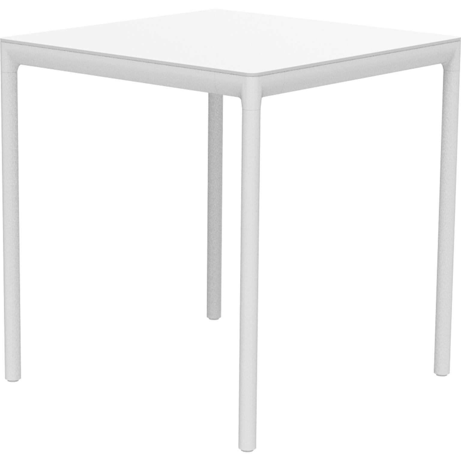 Ribbons White 70 side table by MOWEE
Dimensions: D70 x W70 x H75 cm.
Material: Aluminum, HPL top.
Weight: 12 kg.
Also available in different colors and finishes. (HPL Black Edge or Neolith top). 

An unmistakable collection for its beauty and