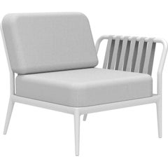 Ribbons White Left Modular Sofa by MOWEE