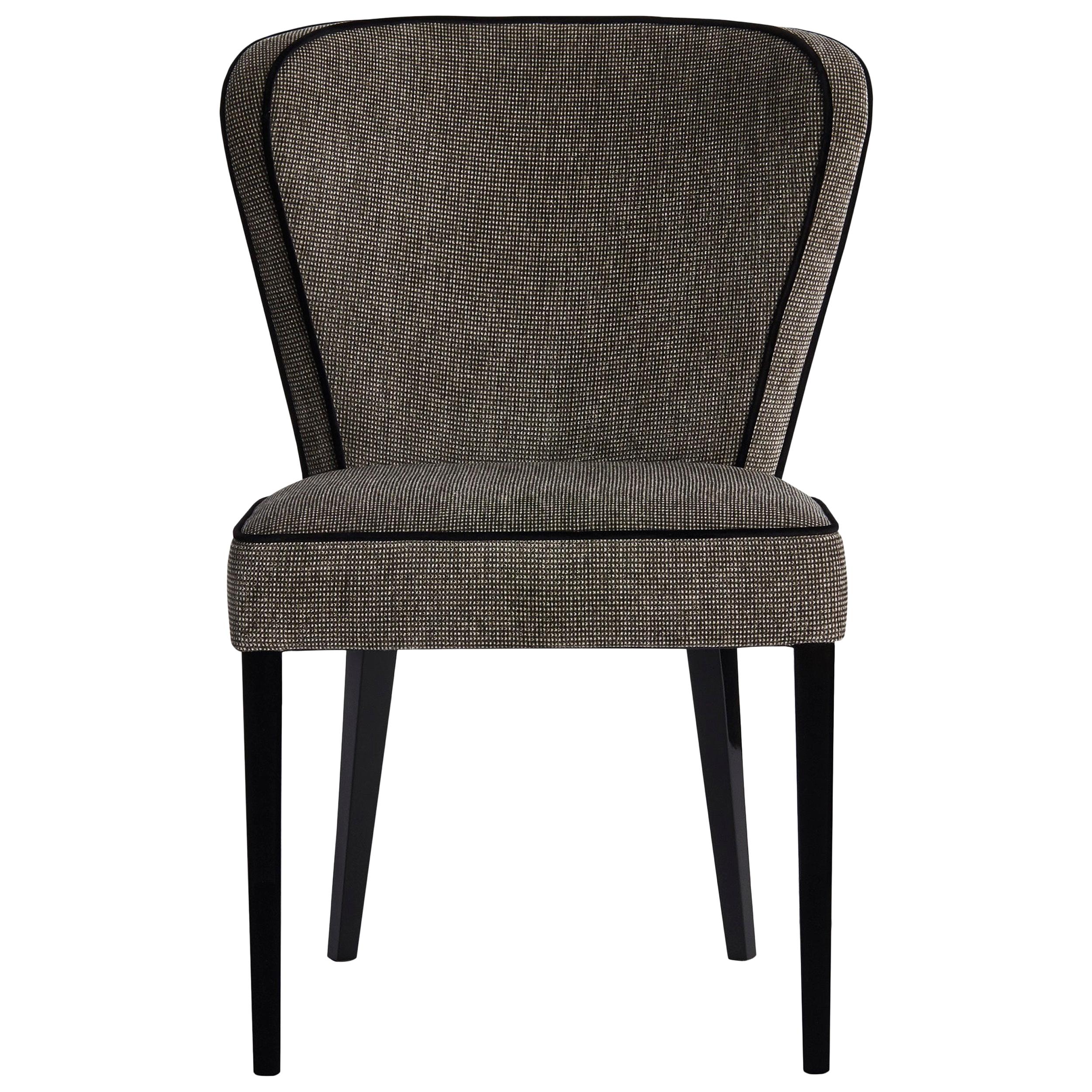 RIBEIRA dining chair with contrasting Piping Details