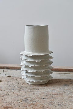 Ribera Vase côtier haut fait à la main - Grès