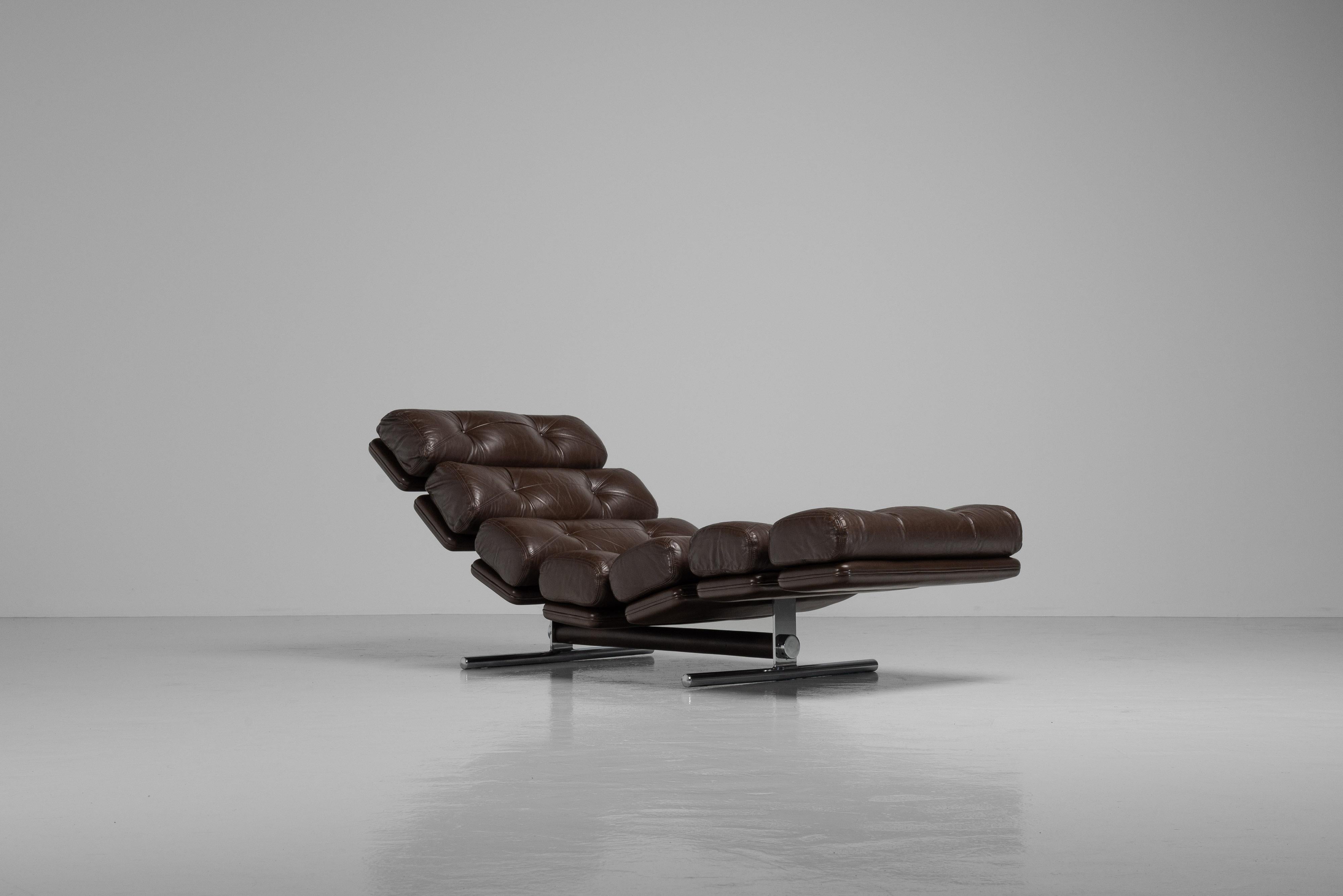 Ric Deforche Lord lounge chair Gervan Belgium 1970 For Sale 1