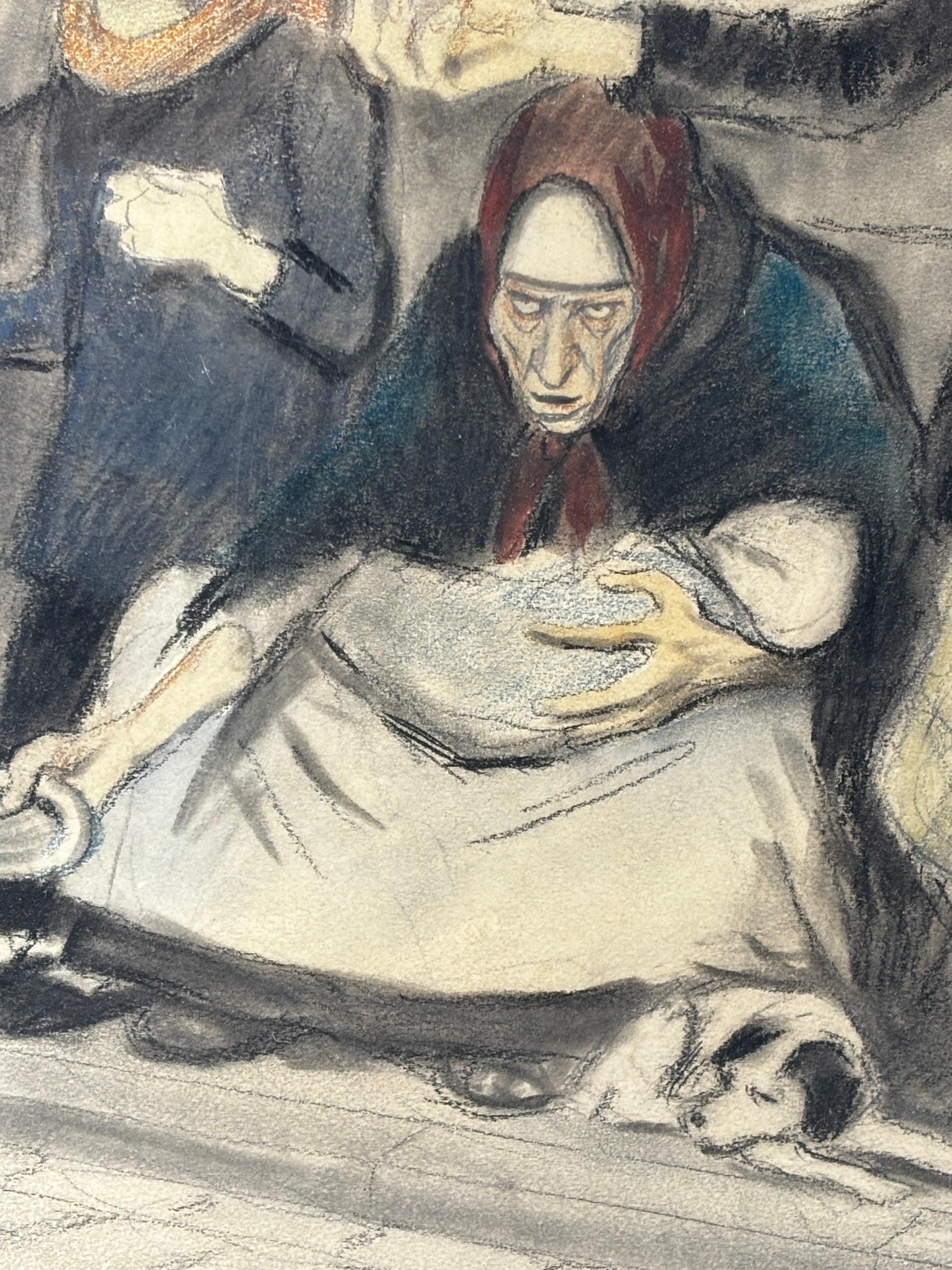 Ricardo Opisso Sala (Tarragone 1886 - Barcelone 1966).
Les difficultés de la guerre civile espagnole