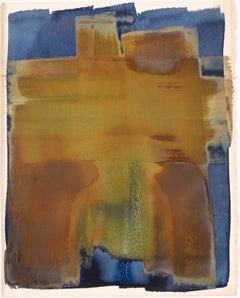 Vintage Latin American School - Rectangles in Cyanotype Blue and Van Dyke Brown