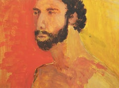Figurative Portrait of a Nude Male Model