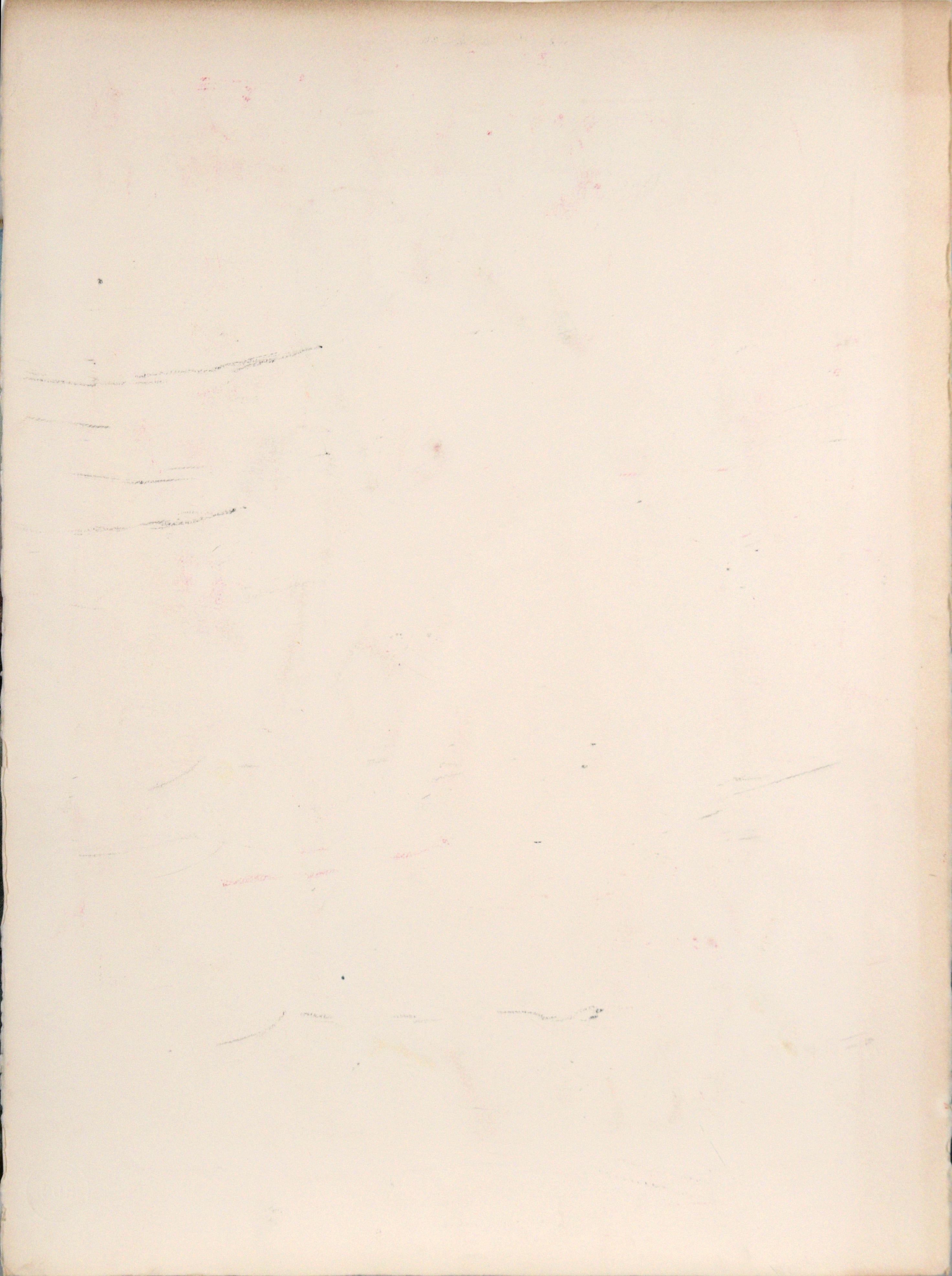 Composition figurative d'un nu en acrylique sur papier arqué lourd «Arch du Triumphe » 5