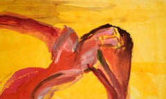 "Arch du Triumphe" Nude Figurative Composition in Acrylic on Heavy Arches Paper