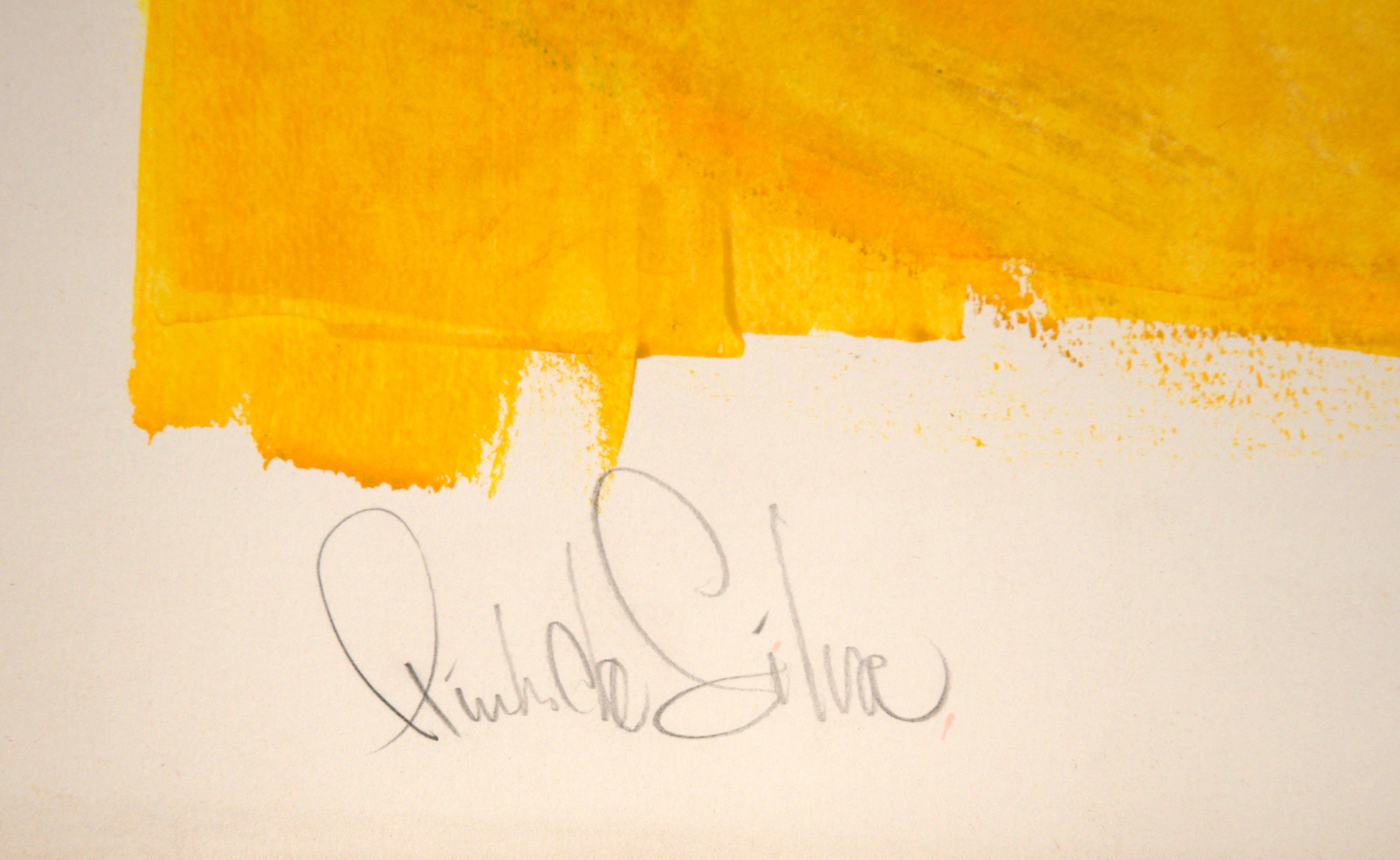 Composition figurative d'un nu en acrylique sur papier arqué lourd «Arch du Triumphe » 2