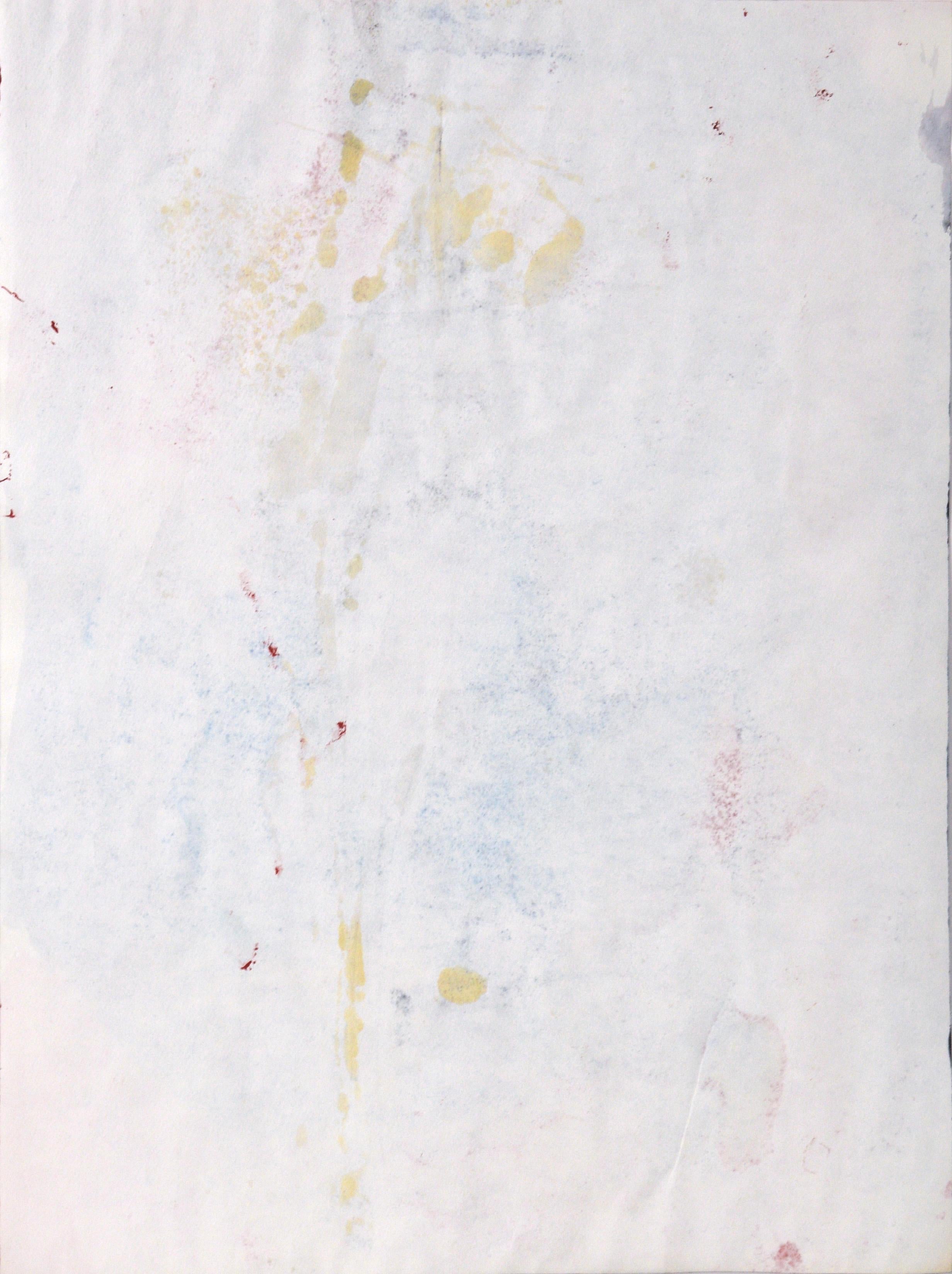 Flecks of Gold - Abstract Composition in Acrylic on Paper For Sale 3