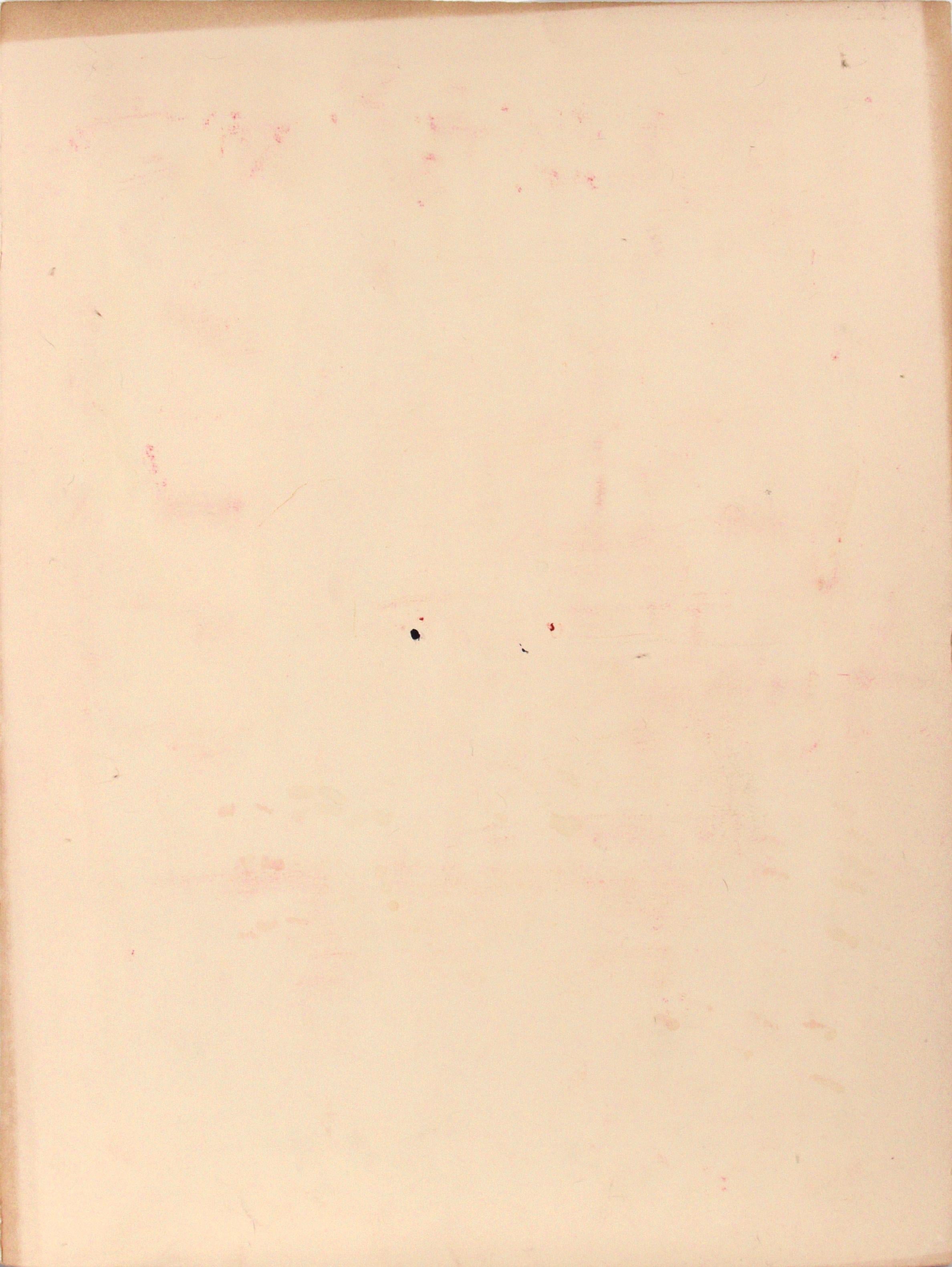 « Locked Out » - Un visage et une figure en acrylique sur papier en vente 5
