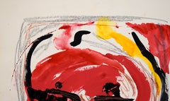 "Queen of Hearts" - Portrait of a Woman in Acrylic on Paper