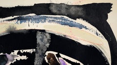 "Ricardo" - Abstract Expressionist Self Portrait in Acrylic on Paper