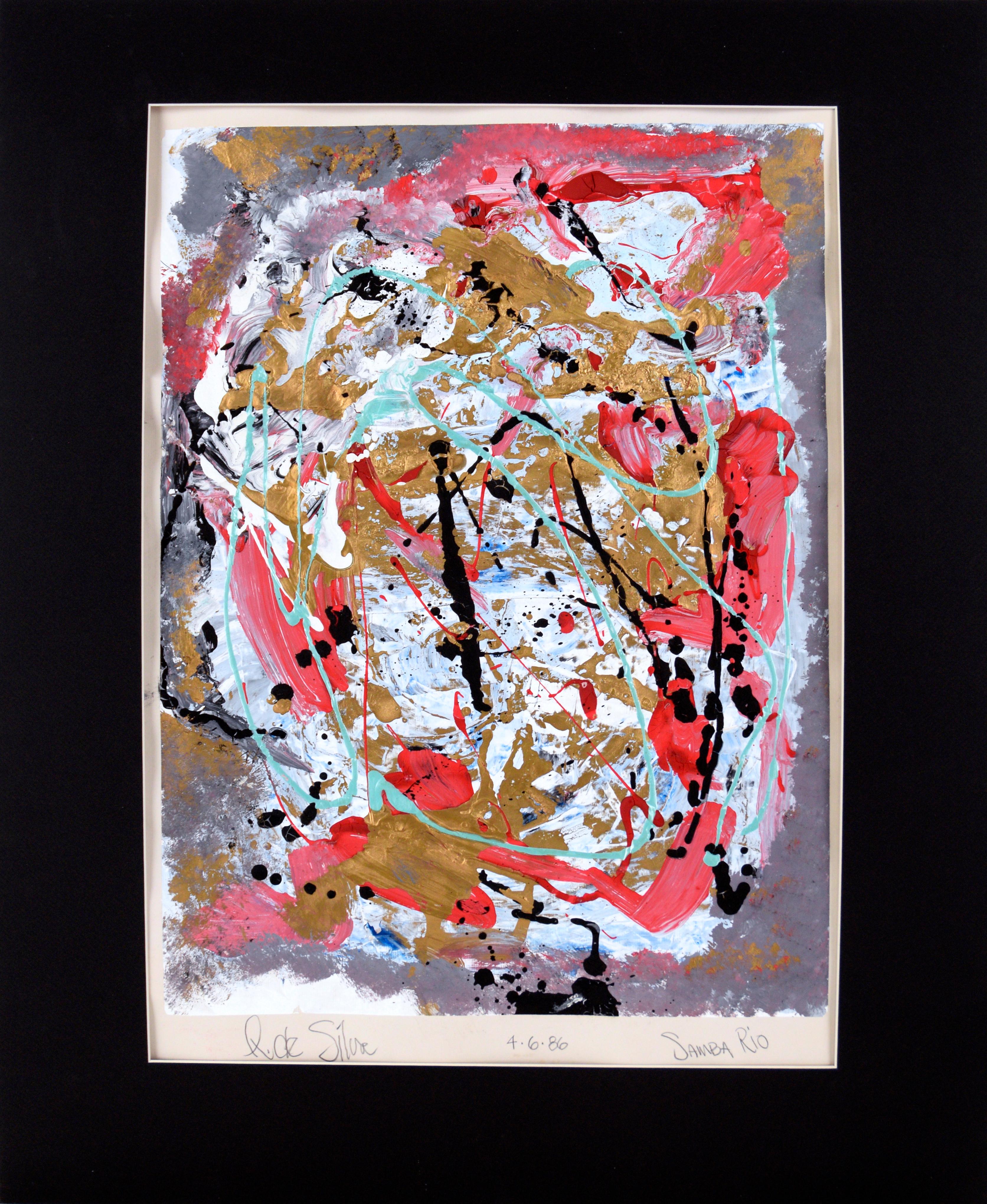 "Samba Rio" Abstract Expressionist Figural