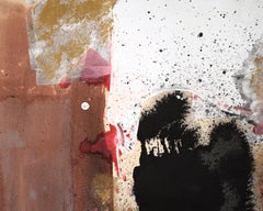 "Soweto" Figurative Abstract Expressionist in Acrylic on Paper
