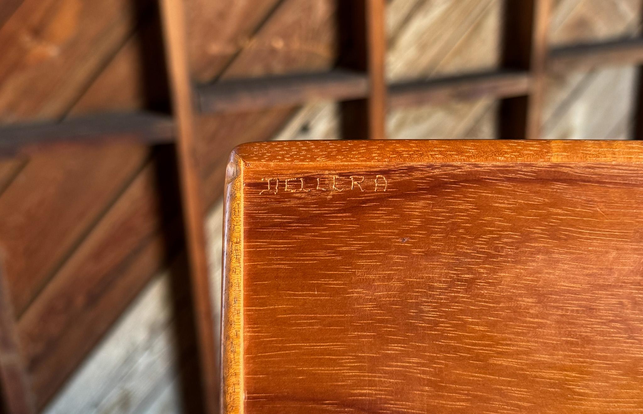Ricardo Dellera Handcrafted Koa Wood Box, Hawaii, 20th Century 4