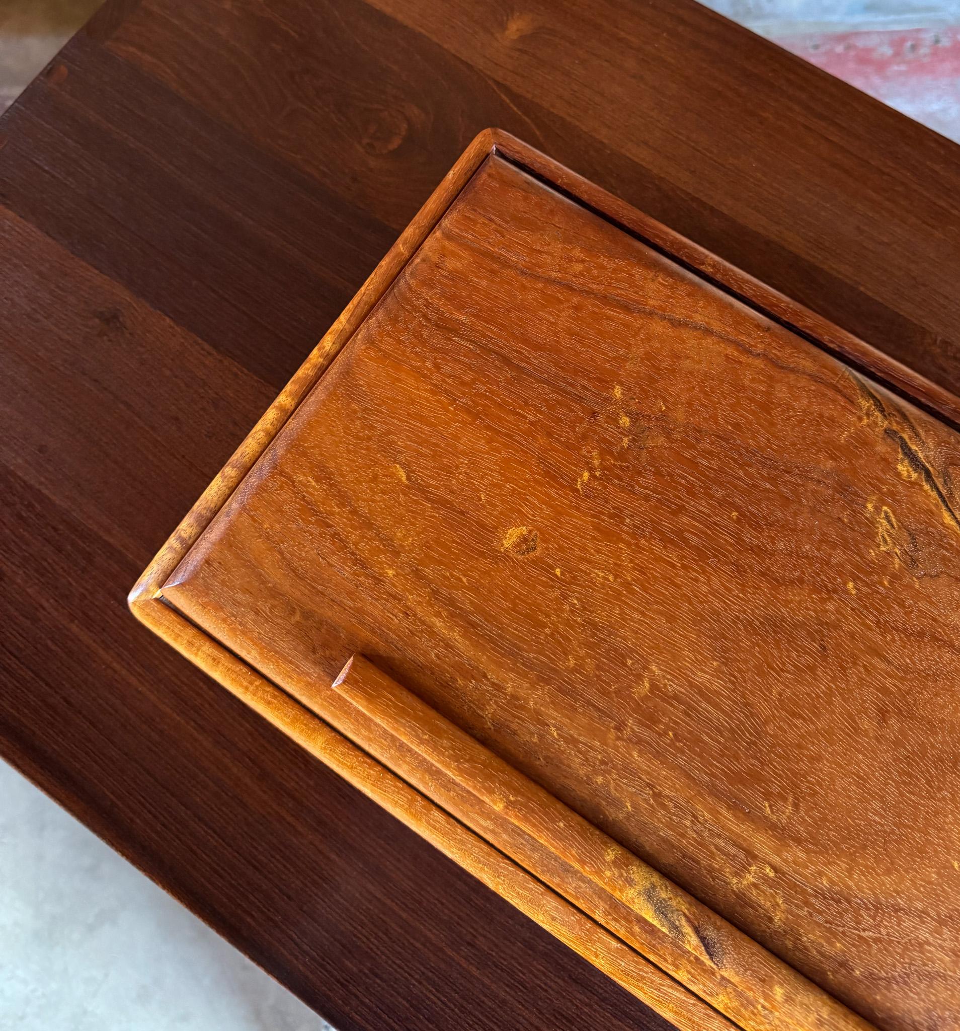 Ricardo Dellera Handcrafted Koa Wood Box, Hawaii, 20th Century 6