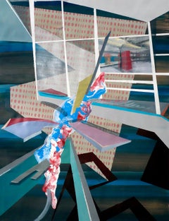 Espera - Surrealist Painting, Abstract, Contemporary, Art, Ricardo Gonzalez