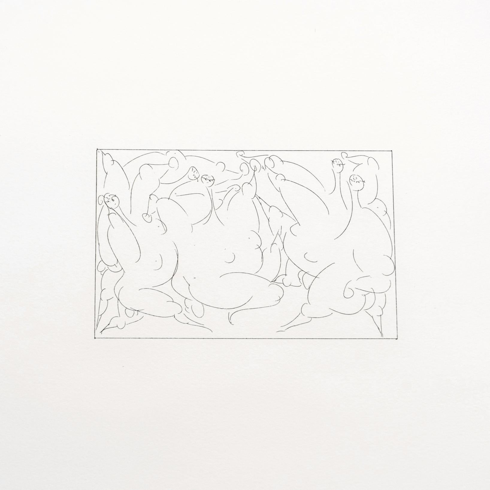 Modern Ricardo Lanzarini Etching 'Perfomance', 2020 For Sale