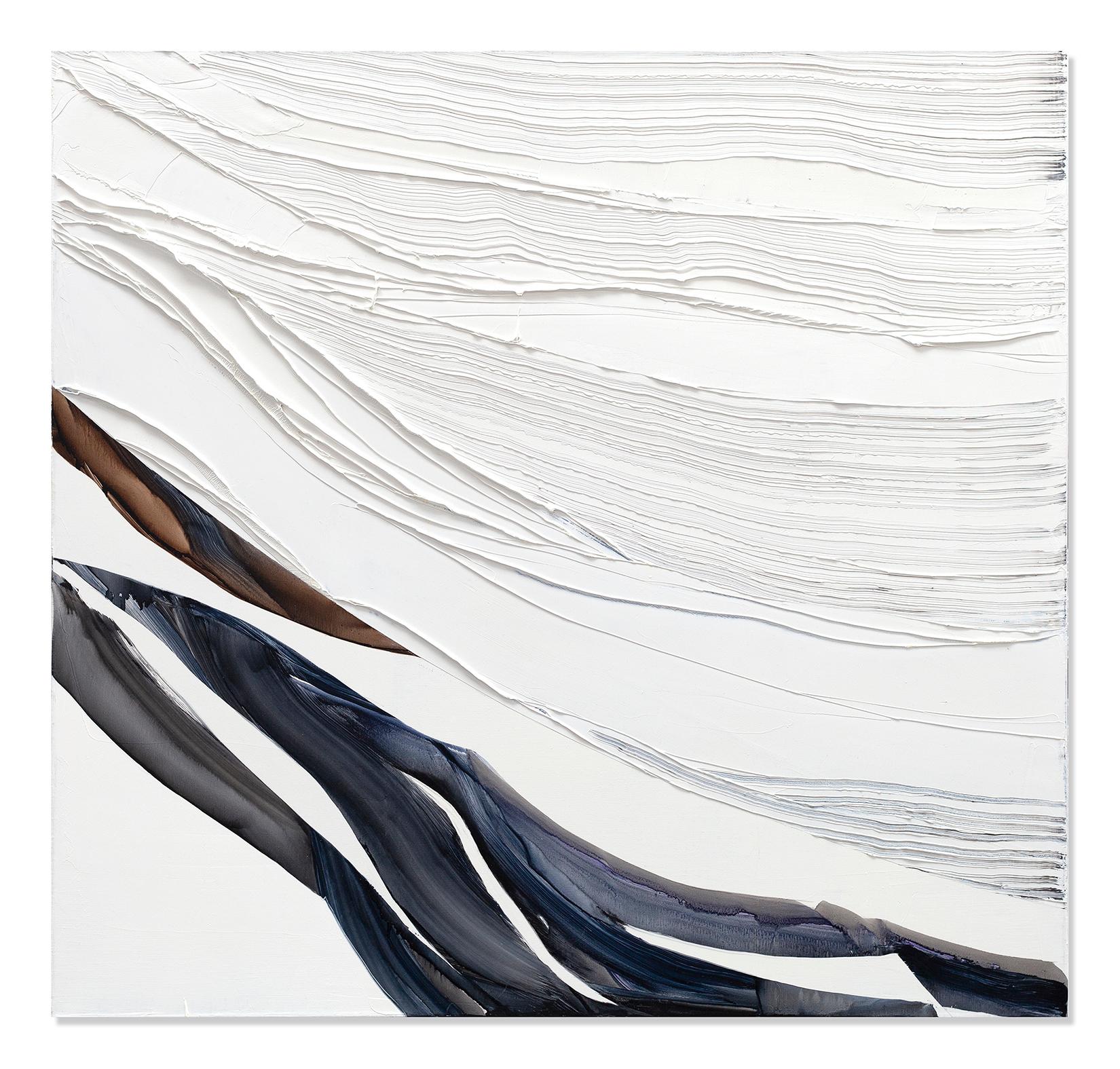 Ricardo Mazal Abstract Painting - White PF1