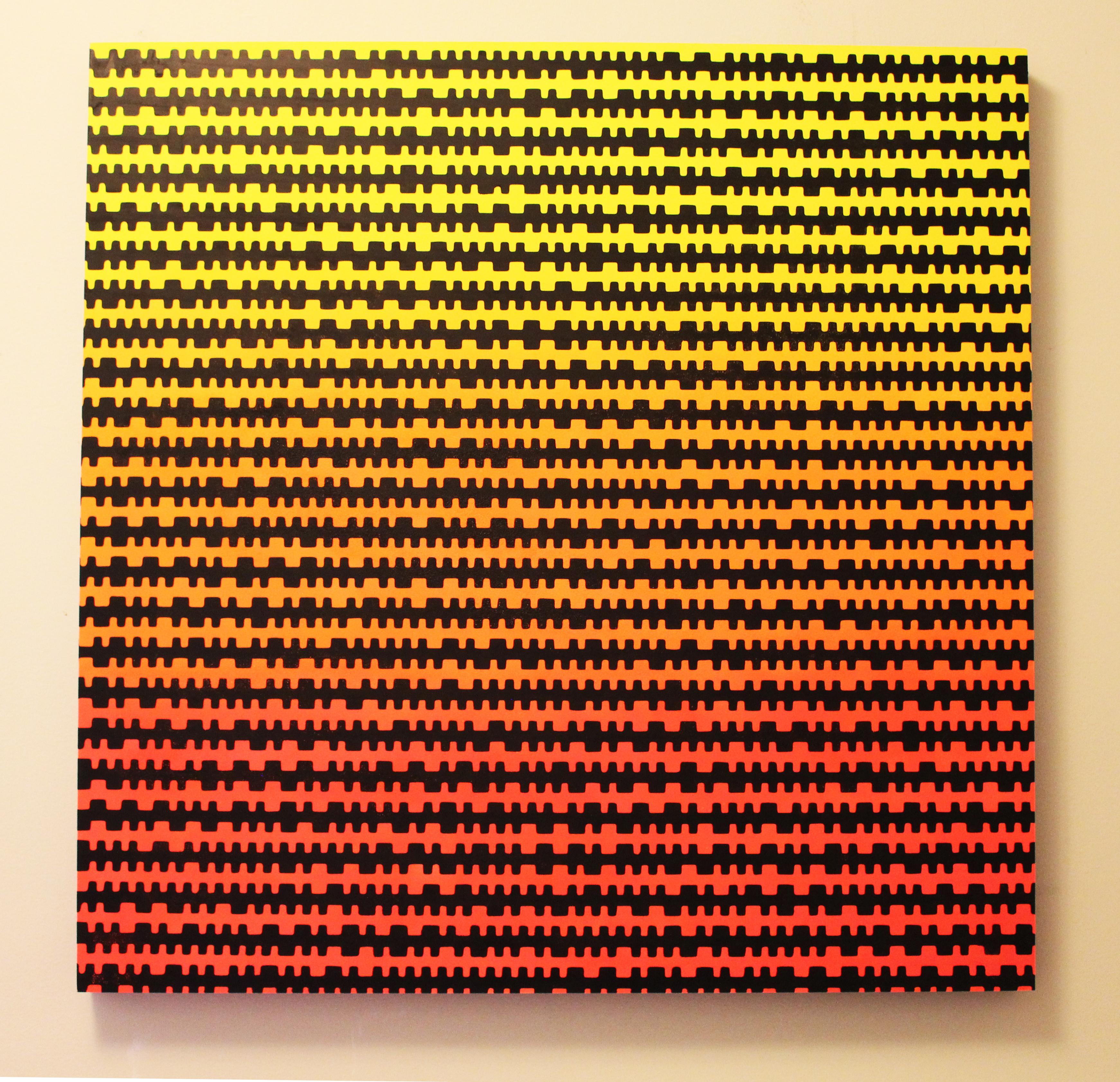 Ricardo Mondragon Abstract Painting - Gradient Modulation