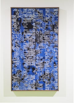 Abstraction polyrhythmique (bleu)