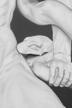 Laocoon and his sons by Ricardo Rodriguez Cosme - Oil on canvas