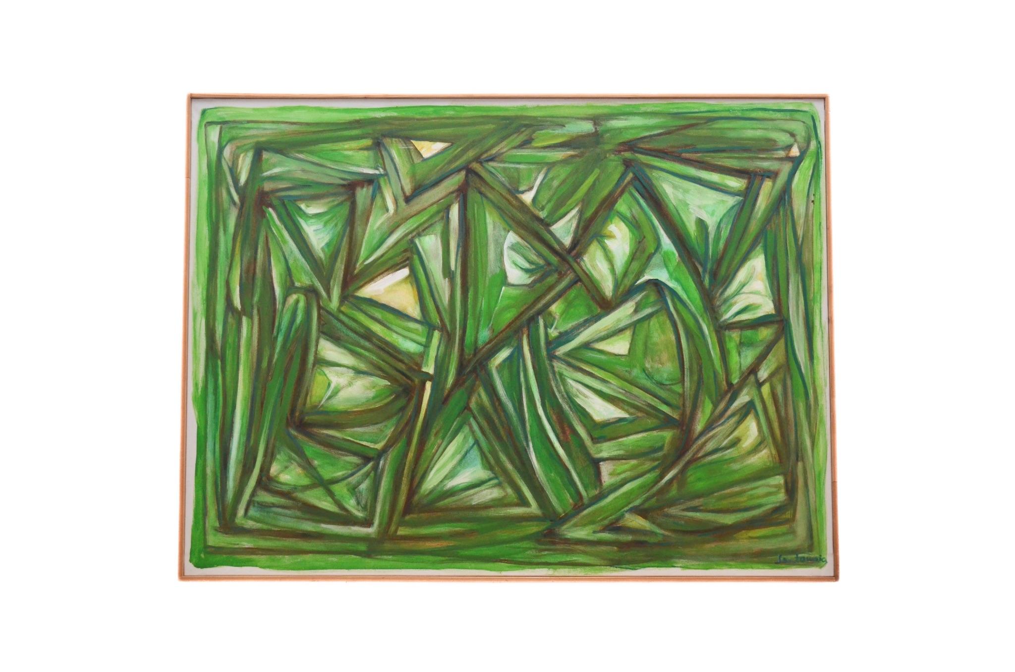 Ricardo Santamaría - Acrílico sobre lienzo, Firmado, España, hacia 1970 finales del siglo XX en venta
