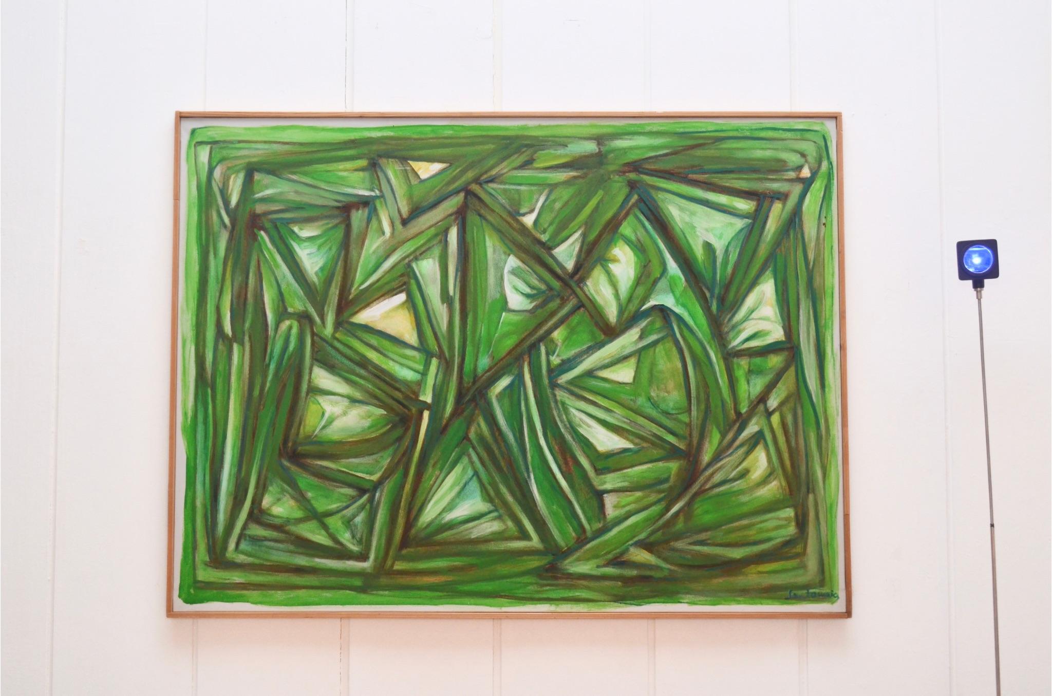Ricardo Santamaría - Acrílico sobre lienzo, Firmado, España, hacia 1970 Lienzo en venta