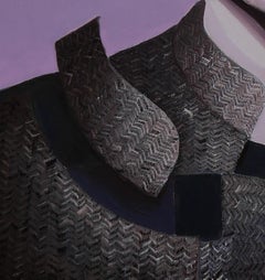 Samu - 21st Century, oil painting, canvas, portrait, social commentary