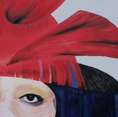 Taro - 21st Century, oil painting, canvas, portrait, social commentary